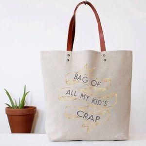 Bag of kids crap tote bag
